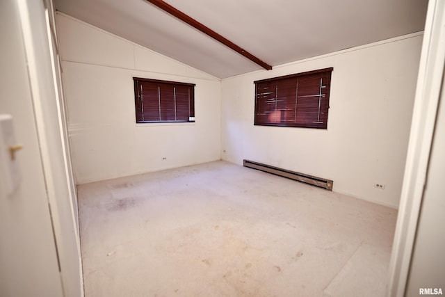 29498 420th St, Griggsville, IL 62340 - carpeted spare room featuring a baseboard radiator
