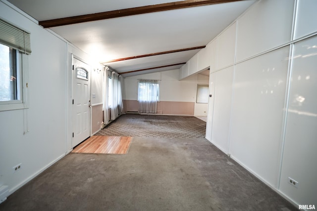 29498 420th St, Griggsville, IL 62340 - carpeted empty room featuring a baseboard radiator