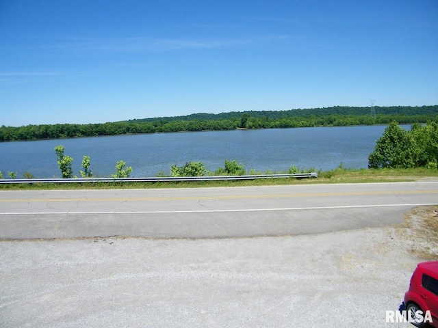 view of property view of water