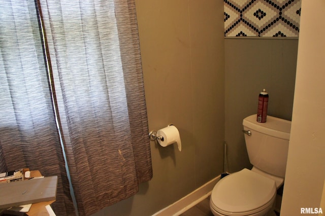 bathroom with toilet