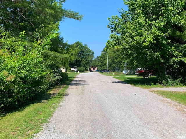 view of road