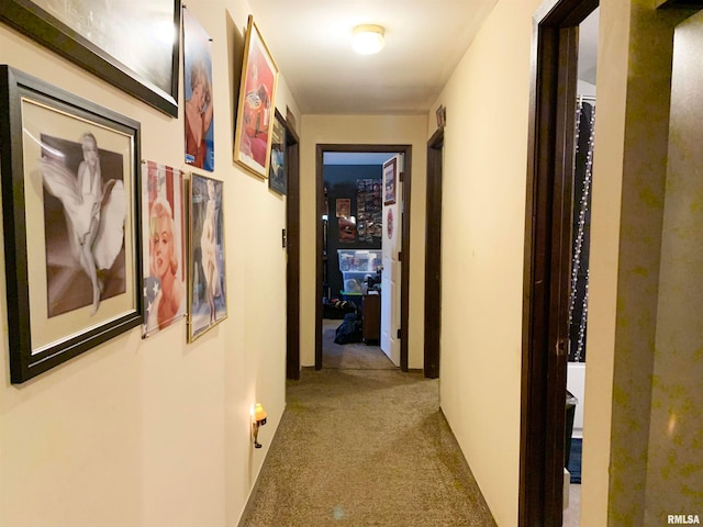 corridor with carpet