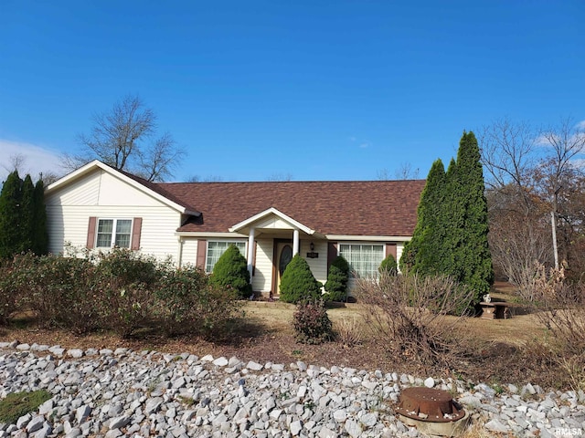 view of ranch-style house