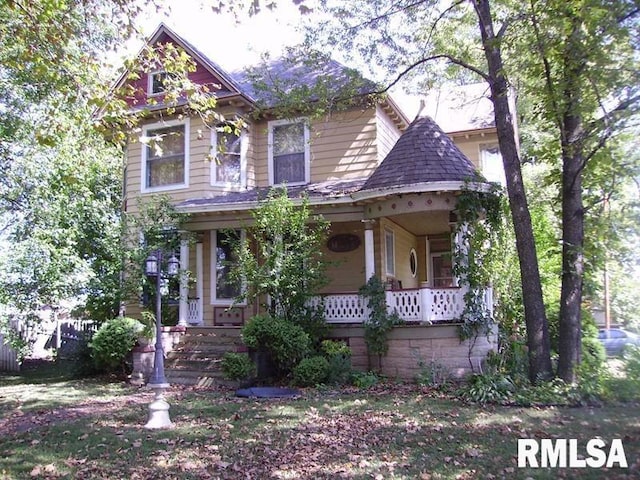 victorian house with covered porch