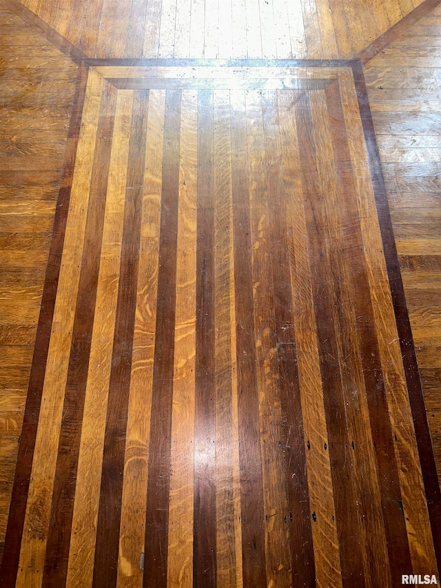 details featuring dark wood-type flooring