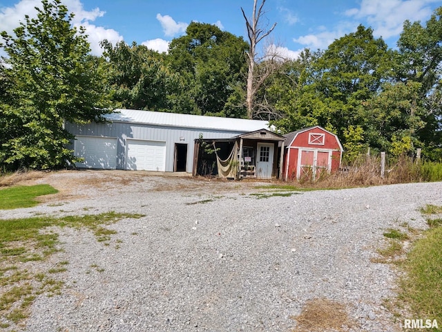 view of outdoor structure