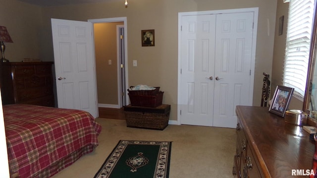 805 W Race St, Ridgway, IL 62979 - carpeted bedroom featuring a closet