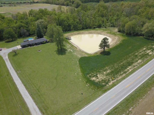 view of aerial view