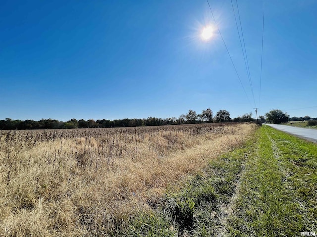 view of nature with a rural view