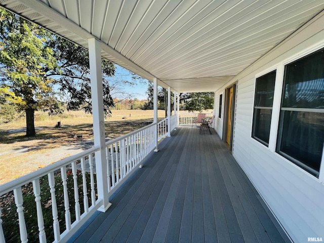 view of deck