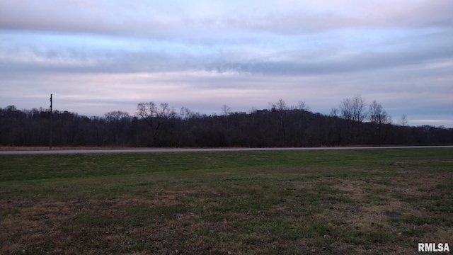 view of nature at dusk