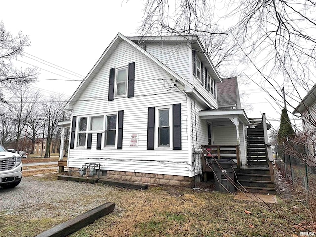 view of property exterior