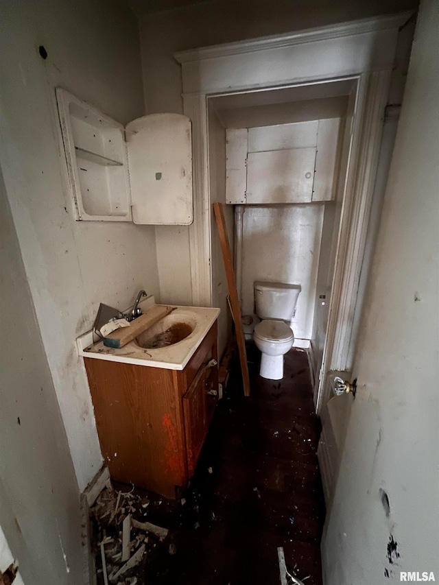 interior space featuring sink