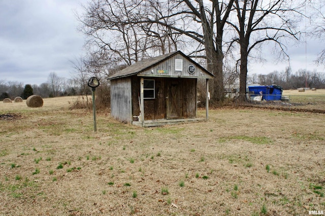 view of shed / structure