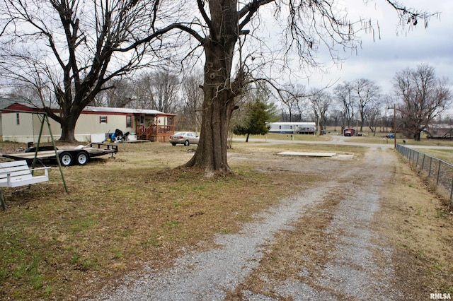 view of yard