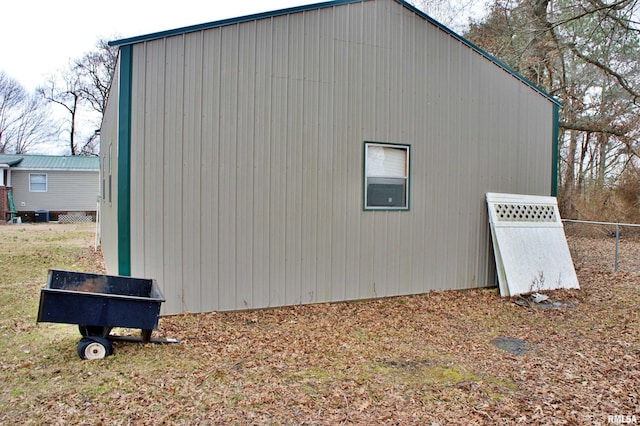 view of home's exterior