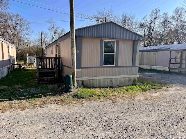 view of property exterior