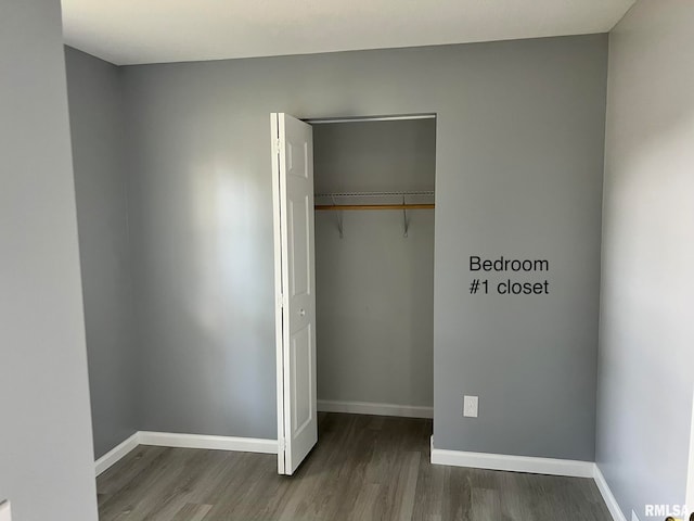 view of closet