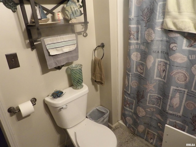 bathroom with toilet