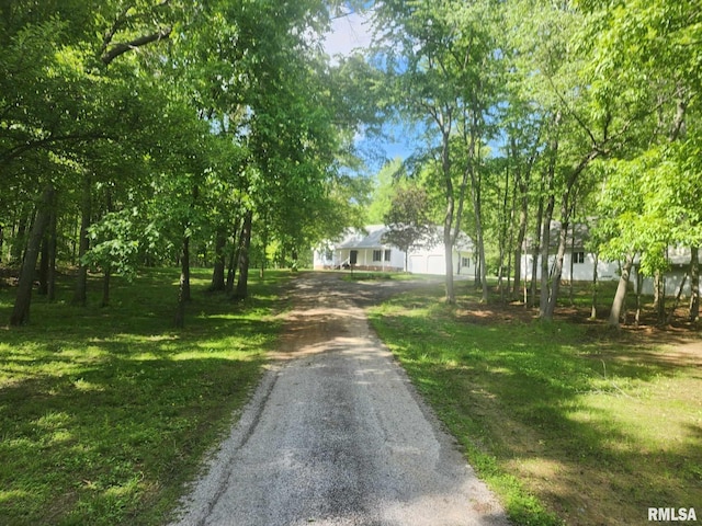 view of road