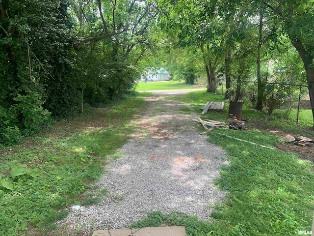 view of road