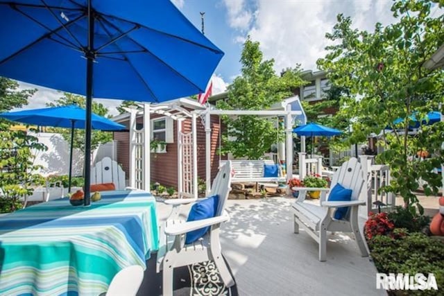 521 S Park Ave, Herrin, IL 62948 - view of patio