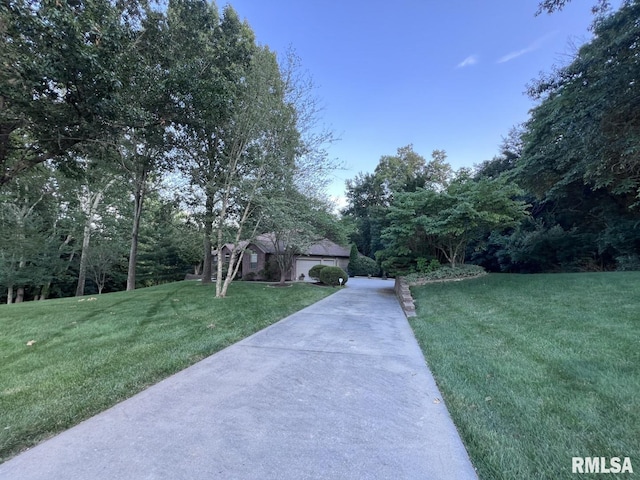 view of front of home with a front yard