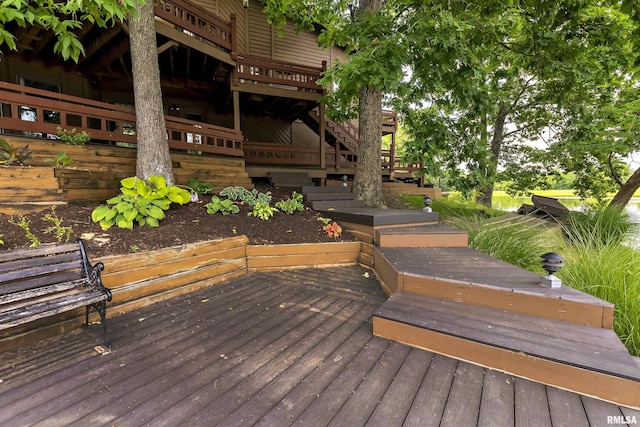 view of deck