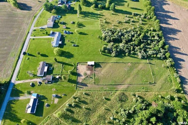 drone / aerial view featuring a rural view