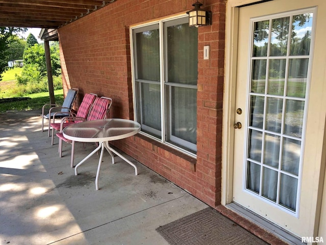 view of patio