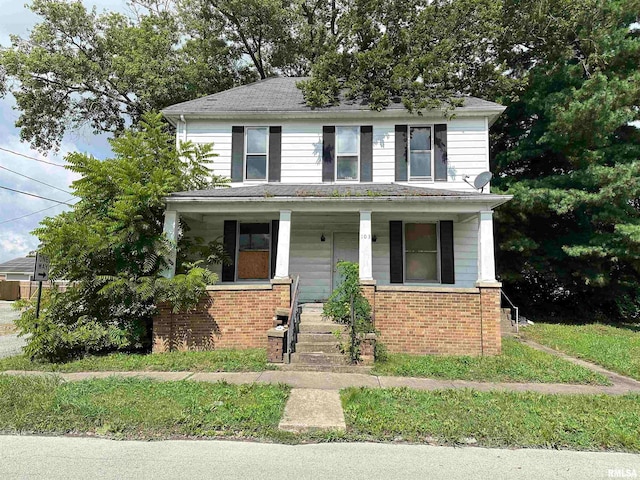 view of front of house with a porch