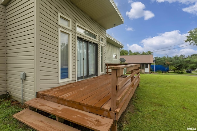 exterior space featuring a yard