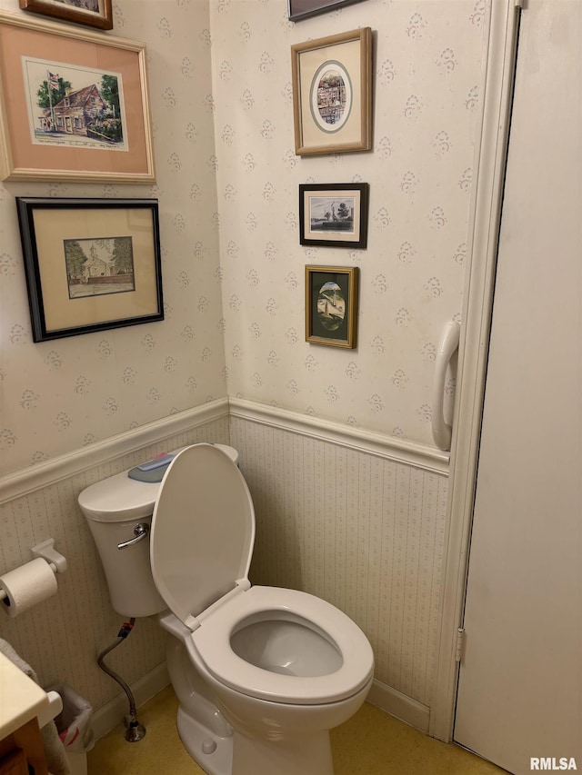 bathroom with toilet