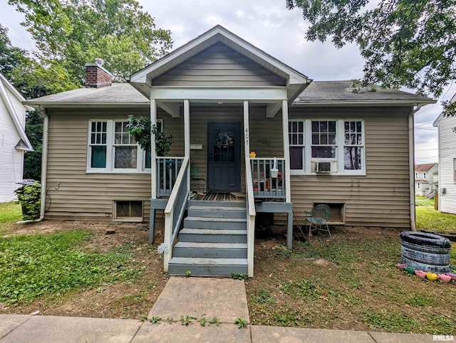 bungalow-style house featuring a porch