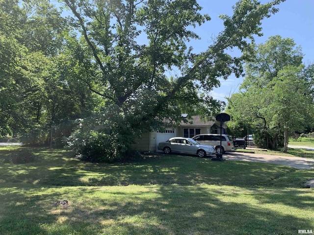 5281-5287 Country Club Rd Unit 2, Murphysboro, IL 62966 - view of grassy yard featuring a garage