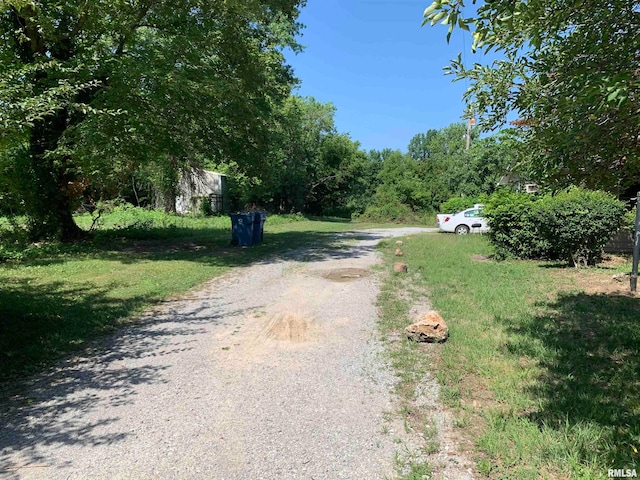 view of road