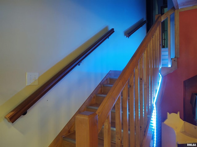 view of staircase