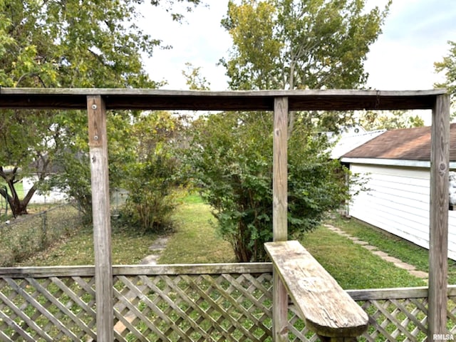 view of yard