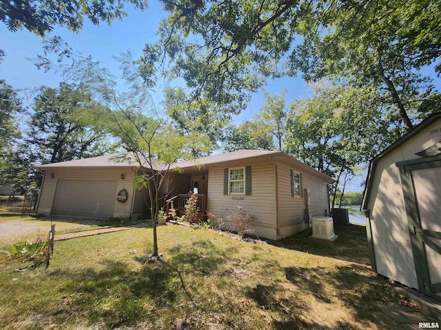 exterior space with a front lawn