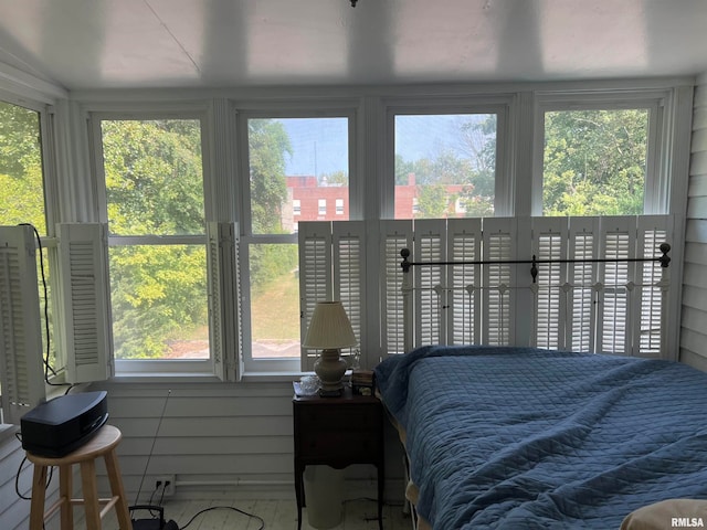 bedroom featuring multiple windows