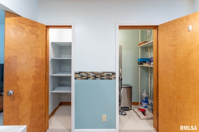 view of closet