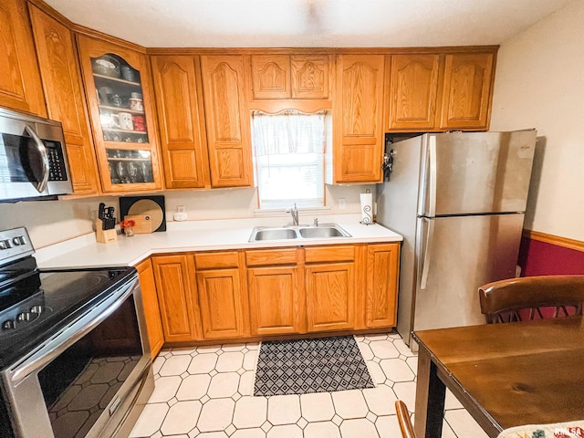 kitchen featuring sink and stainless steel appliances