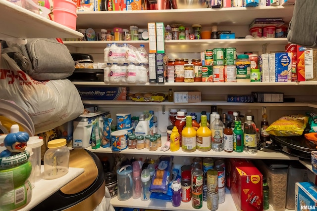 view of pantry