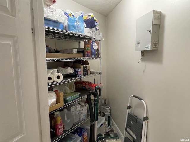 view of storage room