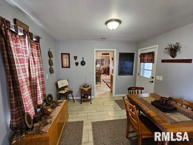 view of dining room