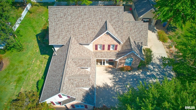 1803 N Dawn Dr, Marion, IL 62959 - bird's eye view