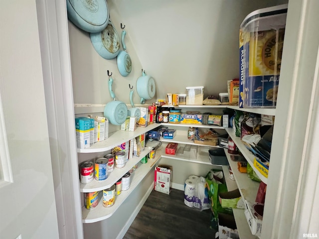 view of pantry