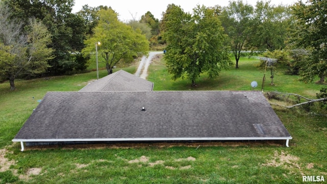 view of community featuring a lawn