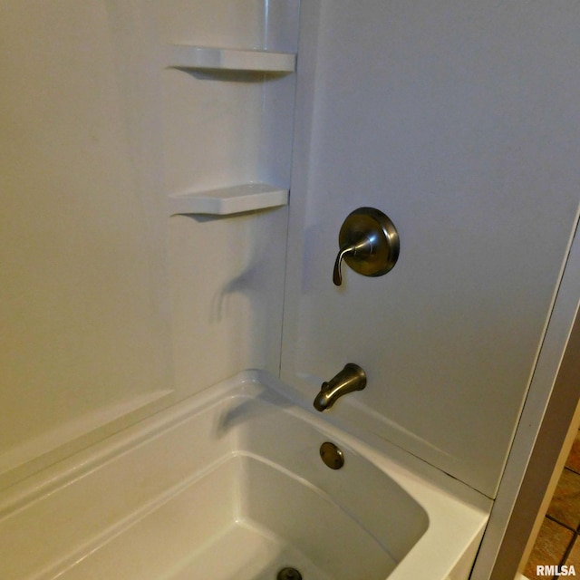 bathroom featuring tub / shower combination