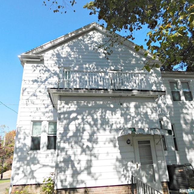 view of rear view of house